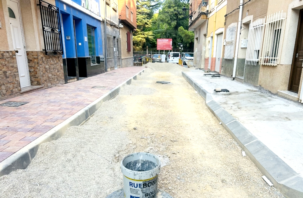 Las obras en la calle Europa entran en su ltima fase de ejecucin